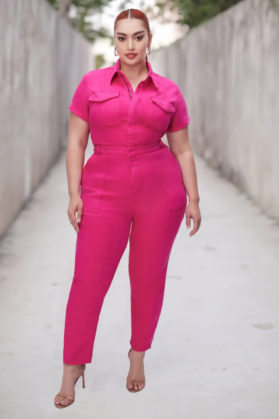 Elora - Jumpsuit i jeanstyg