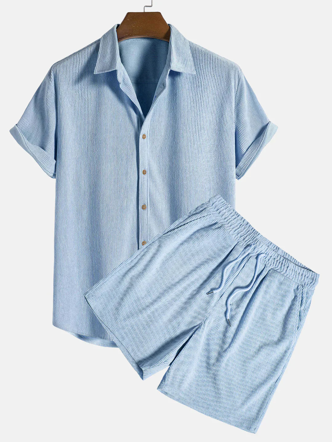 Marcel set Skjorta & shorts - lightblue