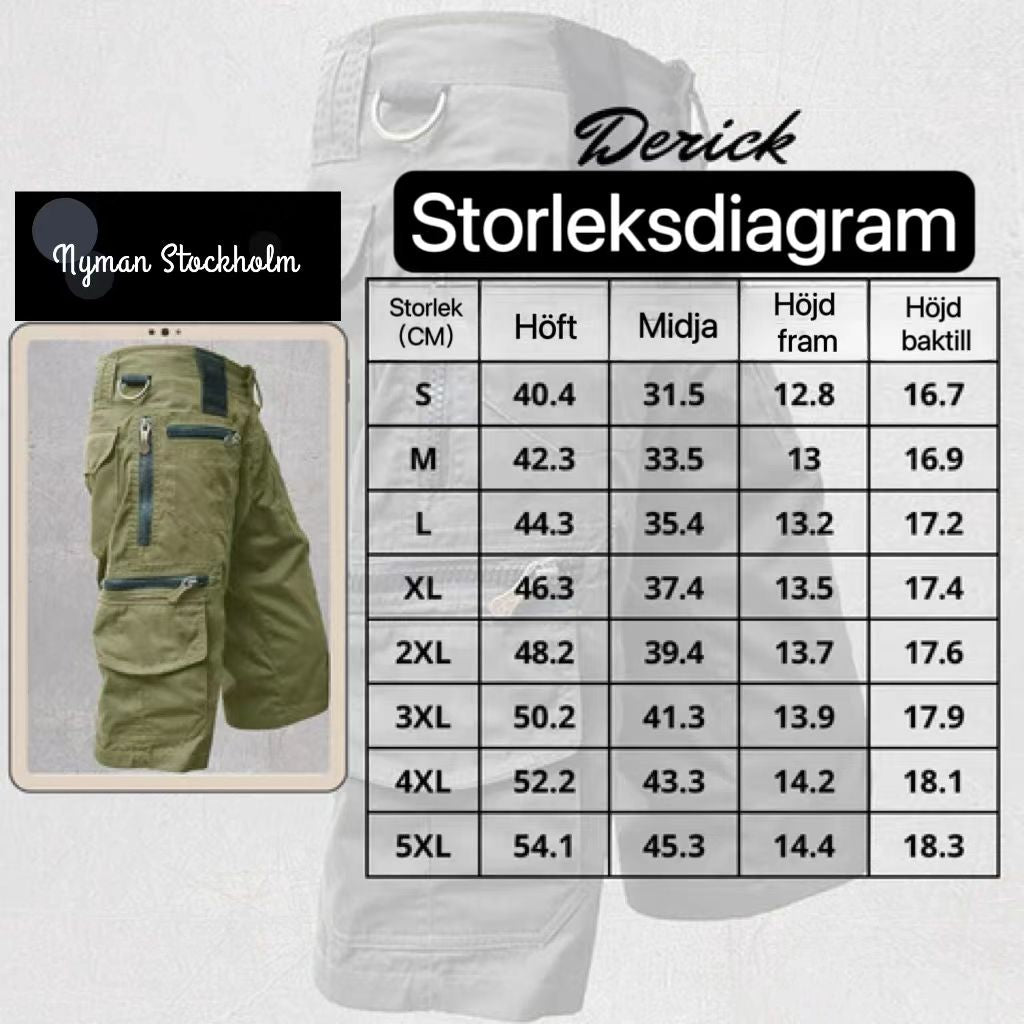 Derick Shorts - Outdoor Cargo Shorts för män