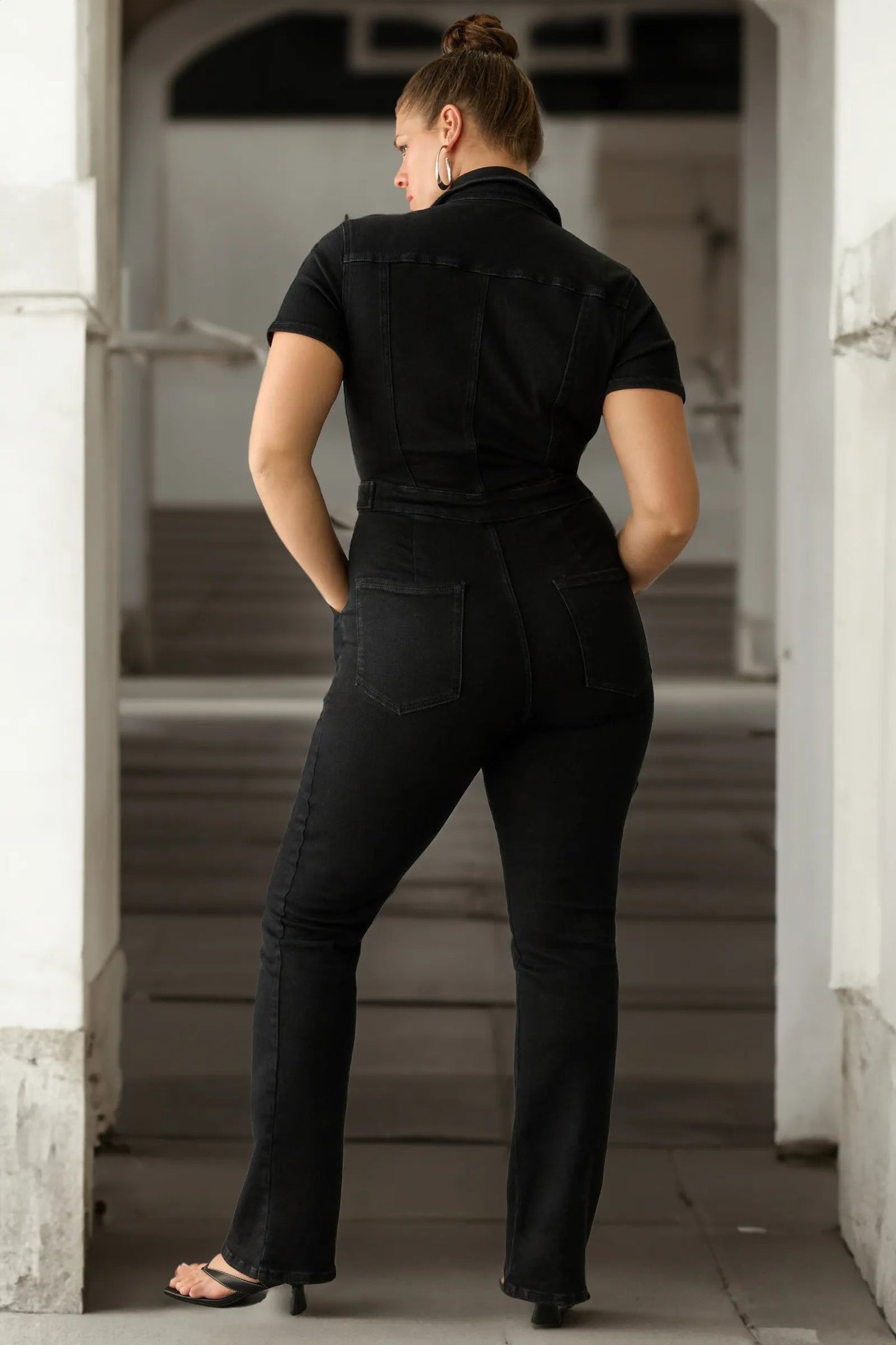 Elora - Jumpsuit i jeanstyg