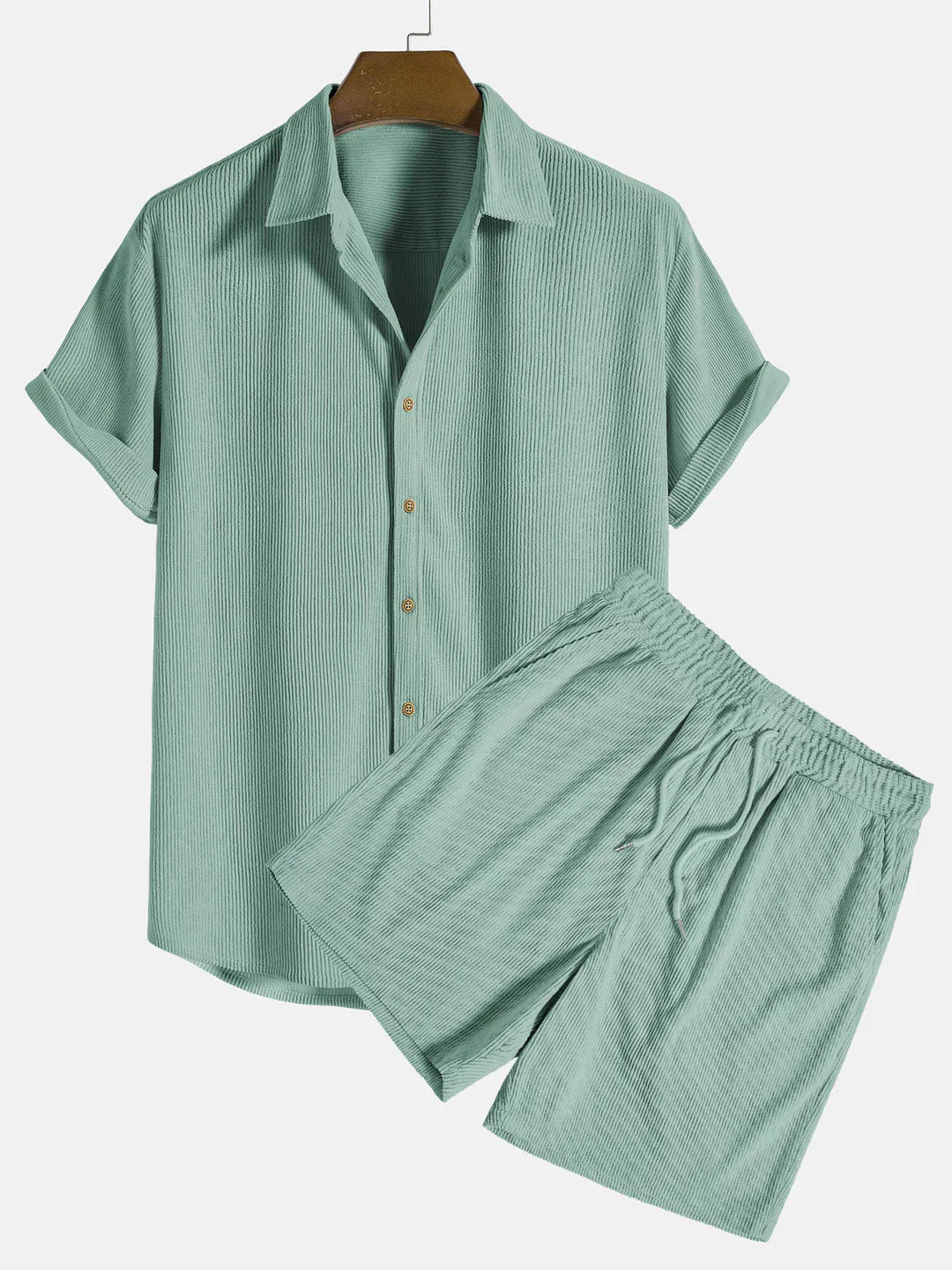 Marcel set Skjorta & shorts - green