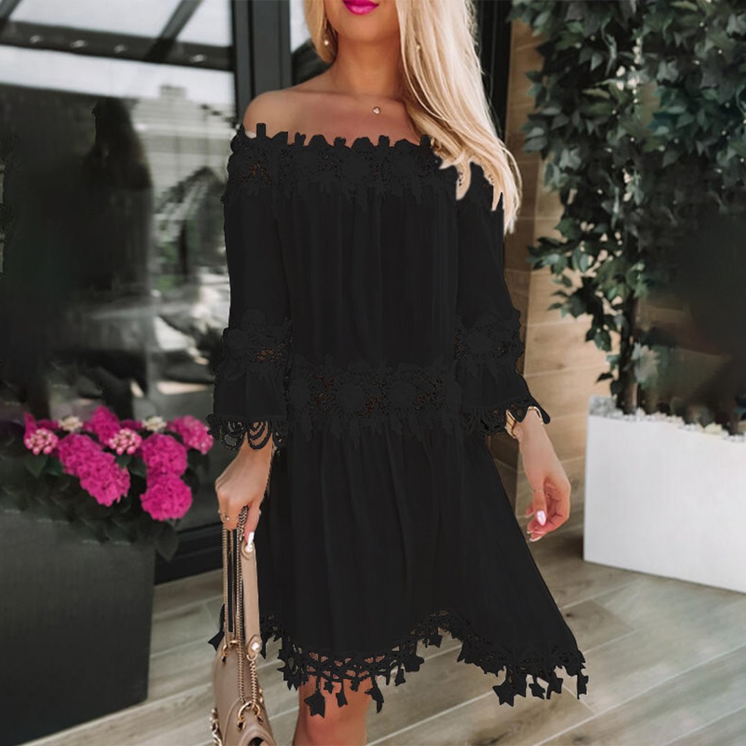 Dorota™ - Snygg off shoulder-klänning