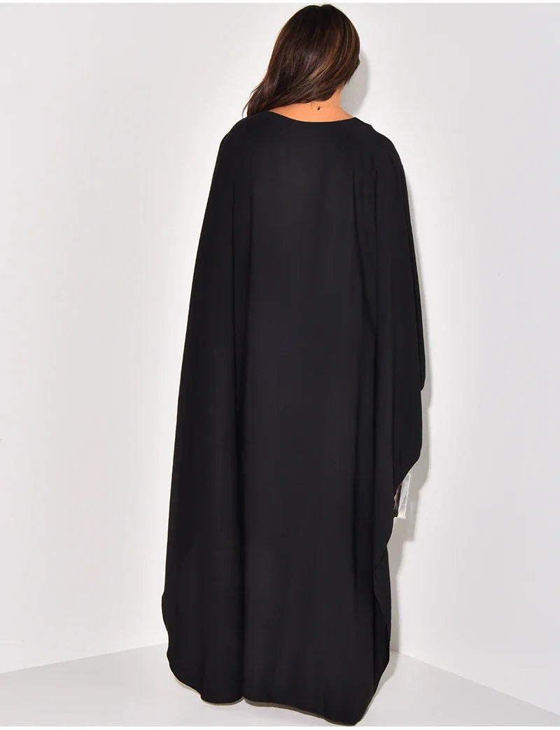 Yasmin - Satängstretch abaya