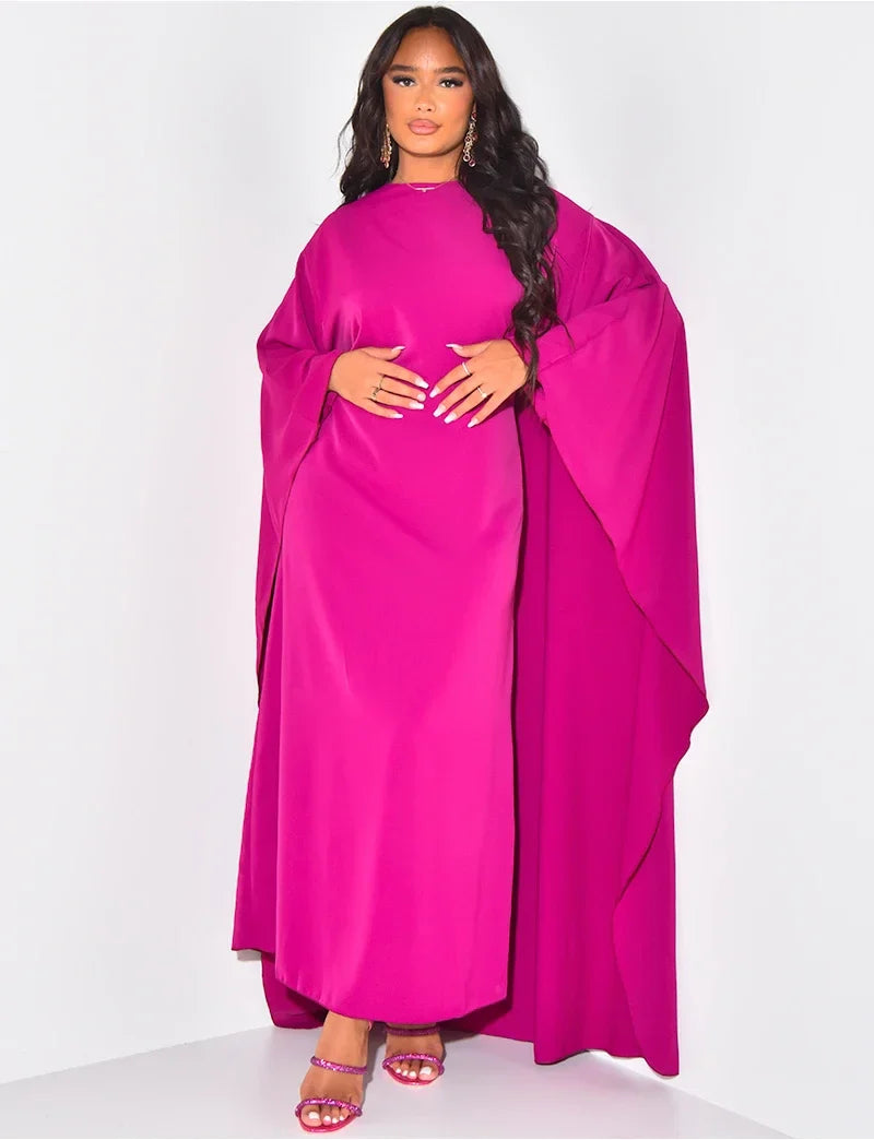 Yasmin - Satängstretch abaya