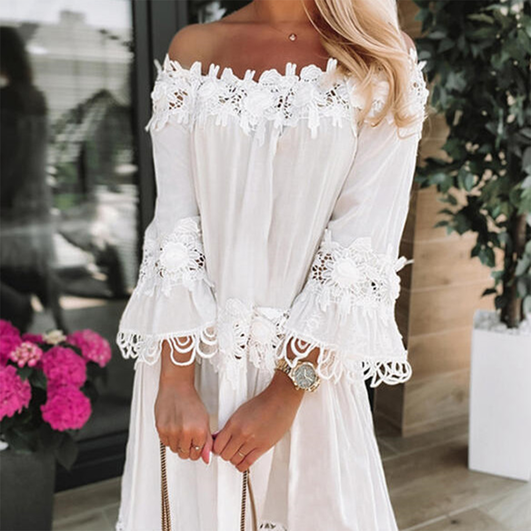 Dorota™ - Snygg off shoulder-klänning