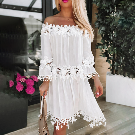 Dorota™ - Snygg off shoulder-klänning